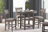 Wrenning Counter Height Dining Table and 4 Barstools (Set of 5) - D425-223
