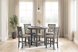 Wrenning Counter Height Dining Table and 4 Barstools (Set of 5) - D425-223