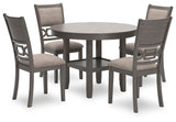 Wrenning Dining Table and 4 Chairs (Set of 5) - D425-225