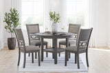 Wrenning Dining Table and 4 Chairs (Set of 5) - D425-225