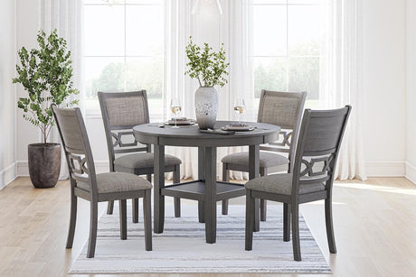 Wrenning Dining Table and 4 Chairs (Set of 5) - D425-225