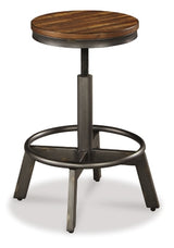 Torjin Counter Height Dining Table with 4 Barstools - D440D2