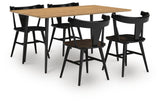 Gretlynn Dining Table and 4 Chairs - D501D3