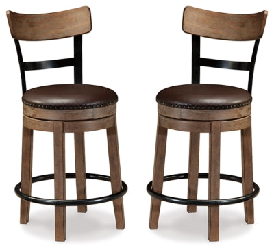 Pinnadel Counter Height Bar Stool (Set of 2) - D542-124X2