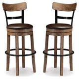 Pinnadel Bar Height Bar Stool (Set of 2) - D542-130X2