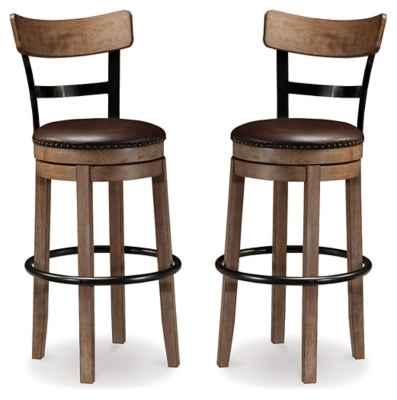 Pinnadel Bar Height Bar Stool (Set of 2) - D542-130X2