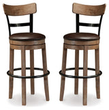 Pinnadel Bar Height Bar Stool (Set of 2) - D542-130X2
