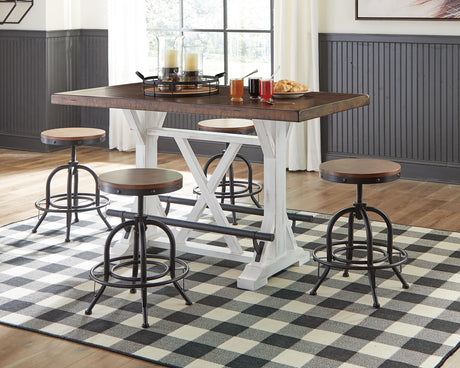 Valebeck Counter Height Dining Table - D546-13