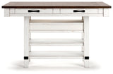 Valebeck Counter Height Dining Table and 6 Barstools - D546D33