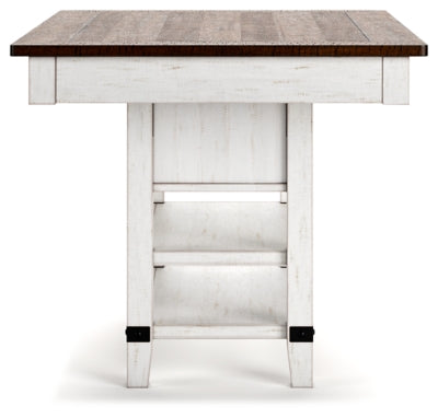 Valebeck Counter Height Dining Table and 6 Barstools - D546D33