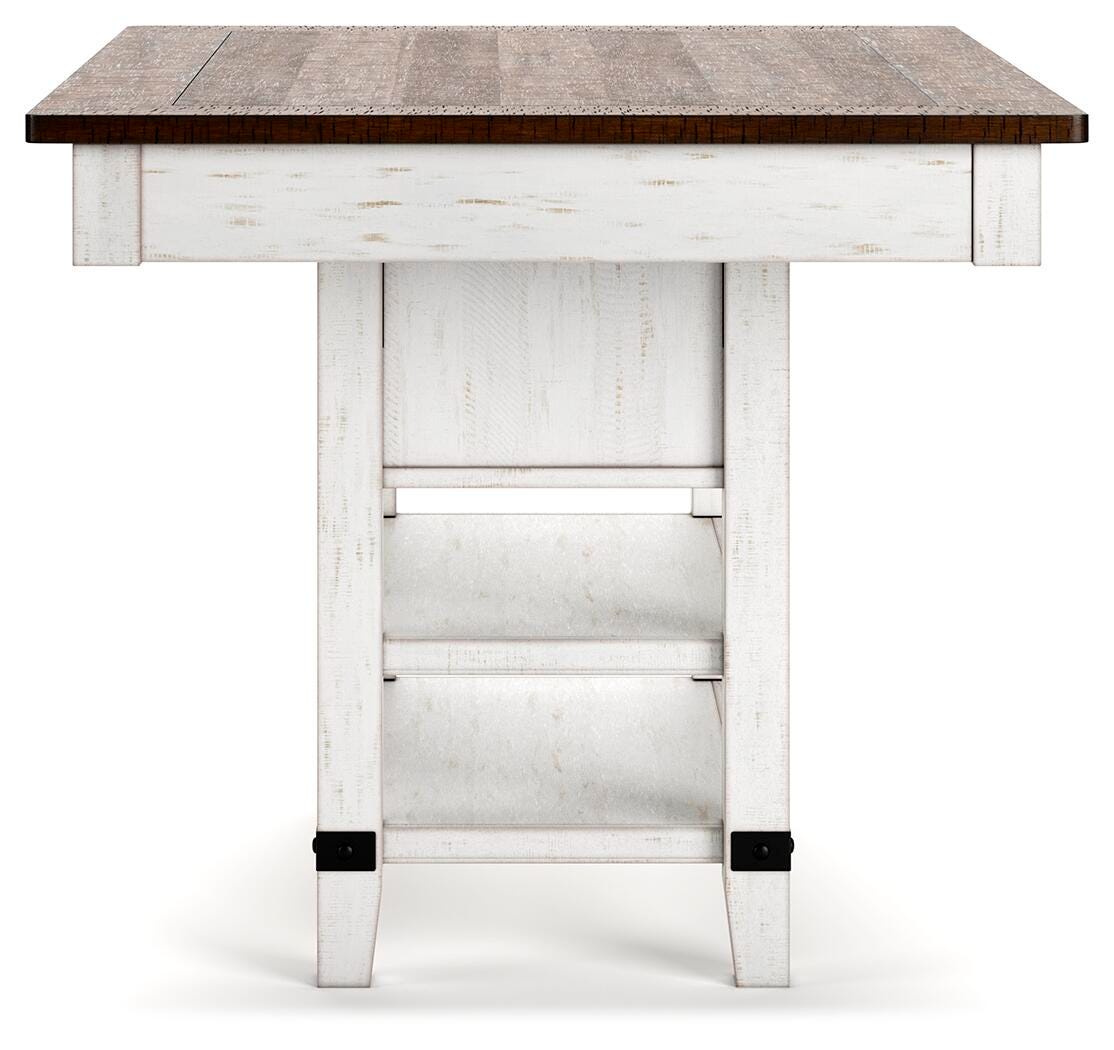 Valebeck Counter Height Dining Table and 4 Barstools - D546D10