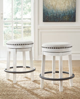 Valebeck Counter Height Dining Table and 4 Barstools - D546D10