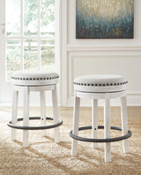 Valebeck Counter Height Dining Table and 4 Barstools - D546D10