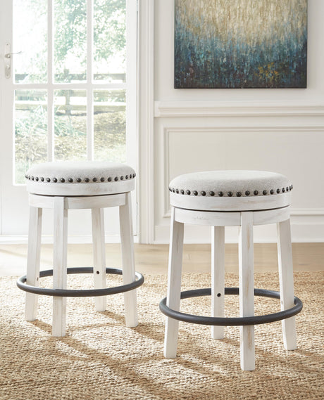 Valebeck Counter Height Dining Table and 4 Barstools - D546D10