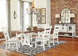 Valebeck Dining Table and 8 Chairs with Server - D546D12
