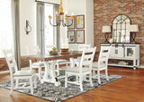 Valebeck Dining Table and 8 Chairs with Server - D546D12