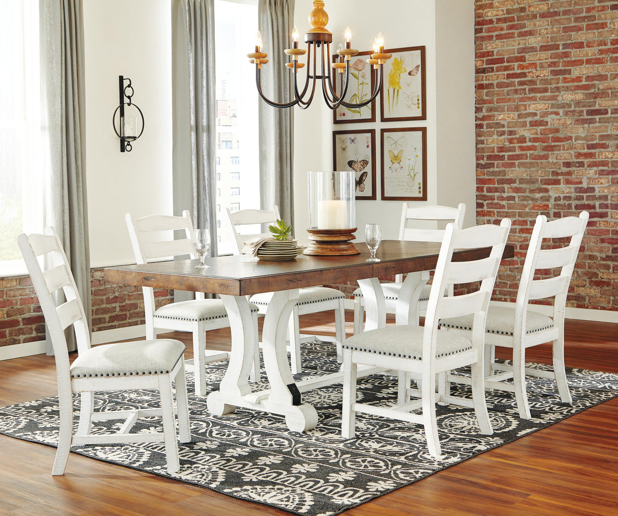 Valebeck Dining Table and 6 Chairs - D546D6