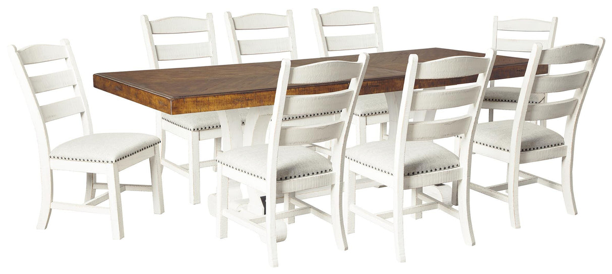 Valebeck Dining Table and 8 Chairs - D546D7