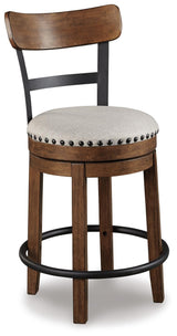 Valebeck Counter Height Dining Table and 4 Barstools - D546D5