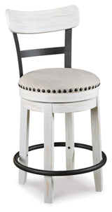 Valebeck Counter Height Dining Table and 2 Barstools - D546D13