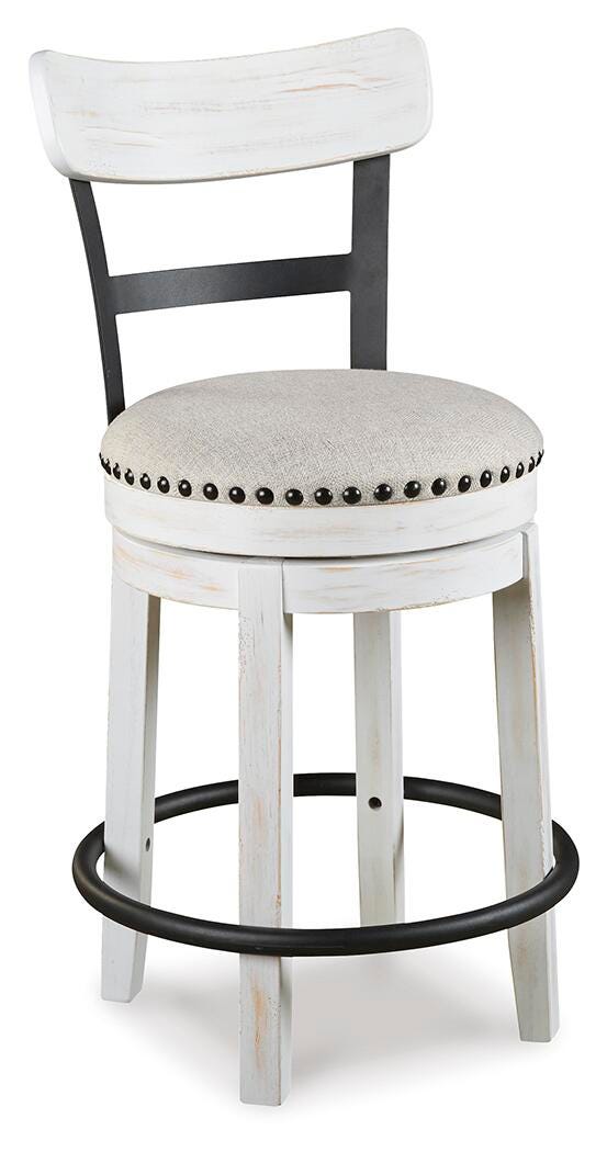 Valebeck Counter Height Dining Table and 6 Barstools - D546D34