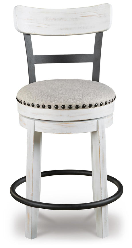 Valebeck Counter Height Dining Table and 6 Barstools - D546D34