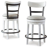 Valebeck Counter Height Dining Table and 2 Barstools - D546D13