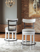 Valebeck Counter Height Dining Table and 6 Barstools - D546D34