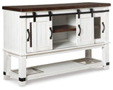 Valebeck Dining Table and 8 Chairs with Server - D546D12