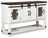 Valebeck Dining Table and 8 Chairs with Server - D546D12