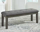 Hallanden Dining Table, 4 Chairs, and Bench - D589D2