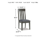 Hallanden Dining Table, 6 Chairs and Server - D589D5