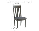 Hallanden Dining Table, 6 Chairs and Server - D589D5