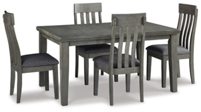 Hallanden Dining Table and 4 Chairs - D589D1