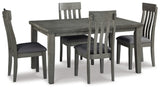 Hallanden Dining Table and 4 Chairs - D589D1