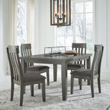Hallanden Dining Table and 4 Chairs - D589D1