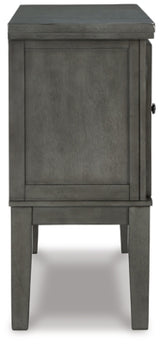 Hallanden Dining Table, 6 Chairs and Server - D589D5