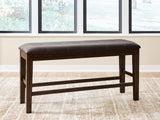 Haddigan Counter Height Dining Bench - D596-09