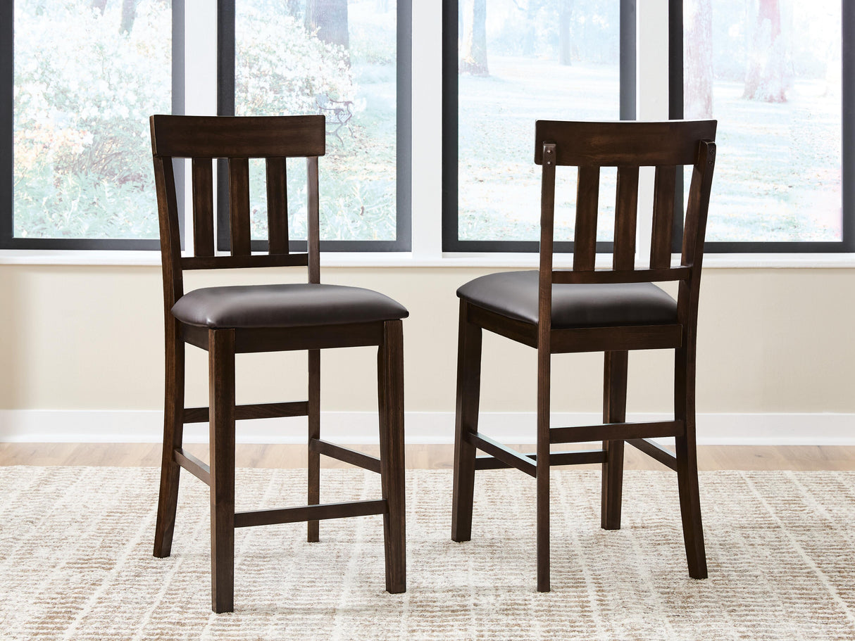 Haddigan Counter Height Bar Stool (Set of 2) - D596-124X2