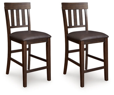 Haddigan Counter Height Bar Stool (Set of 2) - D596-124X2