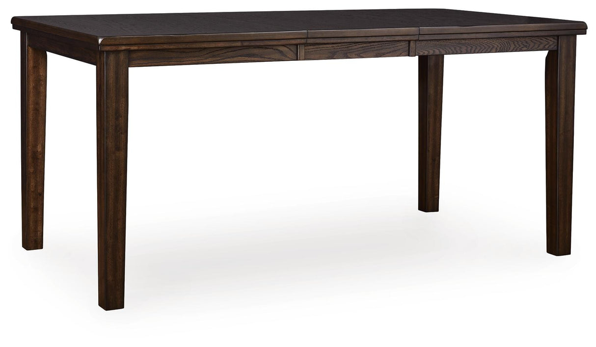 Haddigan Counter Height Dining Table and 4 Barstools - D596D9