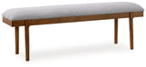 Lyncott 59" Upholstered Dining Bench - D615-00