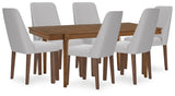 Lyncott Extension Dining Table and 6 Chairs - D615D24