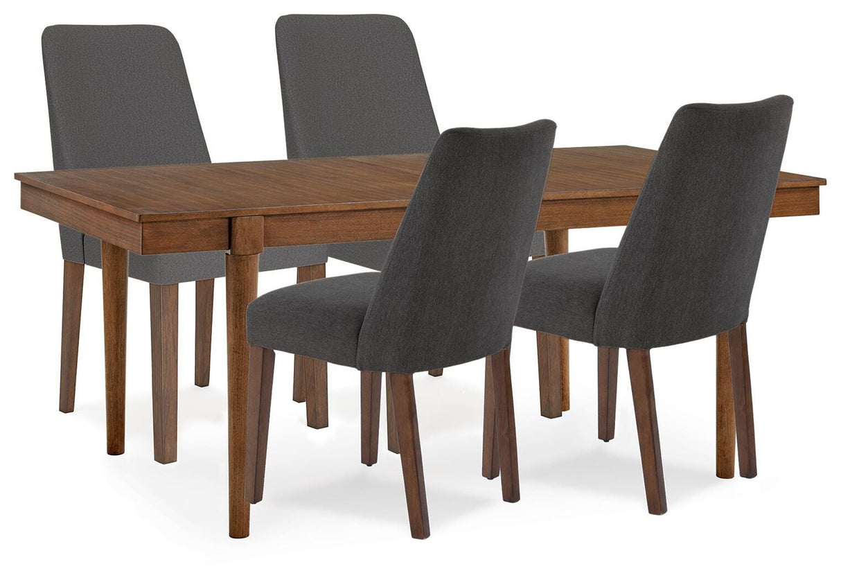 Lyncott Extension Dining Table and 4 Chairs - D615D25