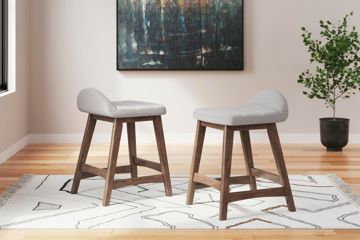 Lyncott Counter Height Bar Stool - D615-124