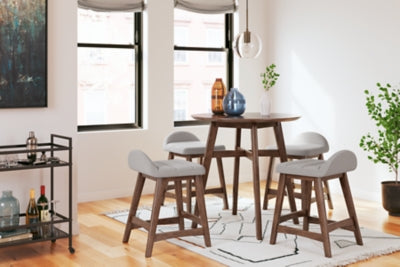 Lyncott Counter Height Bar Stool - D615-124
