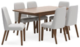 Lyncott Extension Dining Table and 6 Chairs - D615D14
