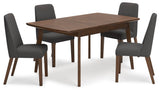 Lyncott Extension Dining Table and 4 Chairs - D615D15