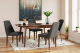 Lyncott Extension Dining Table and 4 Chairs - D615D15