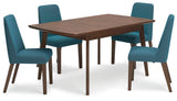 Lyncott Extension Dining Table and 4 Chairs - D615D9